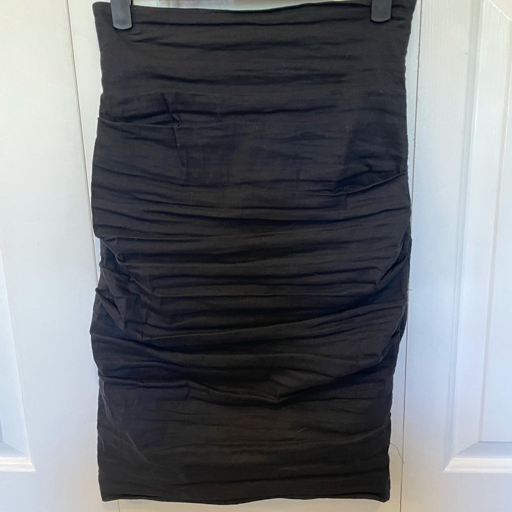 Black pencil skirt.